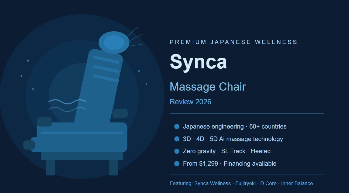 Synca Massage Chair Review 2026: Is This the Best Japanese Massage Chair Brand You Can Buy?